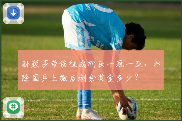 孙颖莎带伤征战斩获一冠一亚，扣除国乒上缴后剩余奖金多少？